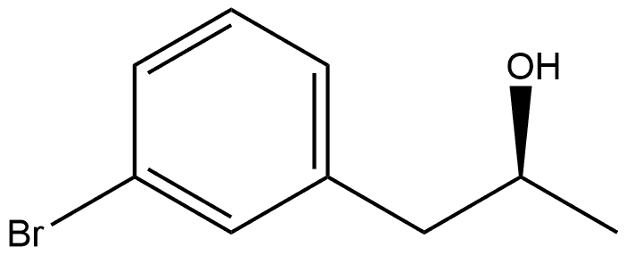 Benzeneethanol, 3-bromo-α-methyl-, (αS)- Struktur