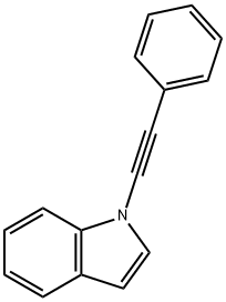 1H-Indole, 1-(2-phenylethynyl)- 结构式