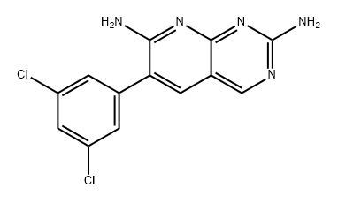 Pyrido[2,3-d]pyrimidine-2,7-diamine, 6-(3,5-dichlorophenyl)-,1432902-31-2,结构式