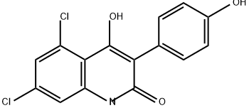 2(1H)-Quinolinone, 5,7-dichloro-4-hydroxy-3-(4-hydroxyphenyl)-|化合物 T33001