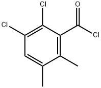 Benzoyl chloride, 2,3-dichloro-5,6-dimethyl- Structure