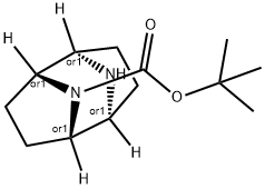 9,10-Diazatricyclo[4.2.1.12,5]decane-9-carboxylic acid, 1,1-dimethylethyl ester, (1R,2R,5S,6S)-rel- Structure