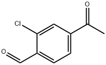 4-乙酰基-2-氯苯甲醛, 1433818-89-3, 结构式