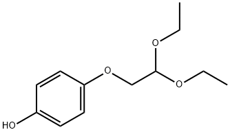 Phenol, 4-(2,2-diethoxyethoxy)- Structure