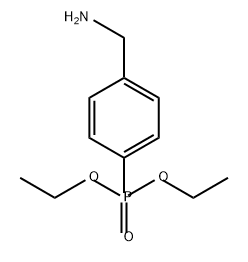 Phosphonic acid, P-[4-(aminomethyl)phenyl]-, diethyl ester 化学構造式