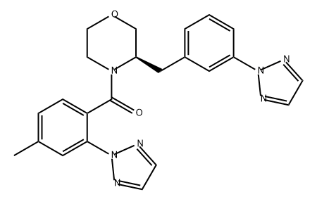 化合物 NIVASOREXANT,1435480-40-2,结构式