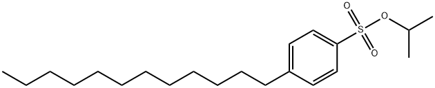 Isopropyl 4-dodecyl benzene sulfonate 结构式