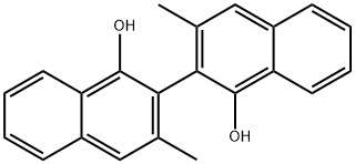 3,3''-Dimethyl-[2,2''-binaphthalene]-1,1''-diol Structure