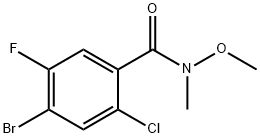 4-Bromo-2-chloro-5-fluoro-N-methoxy-N-methylbenzamide|