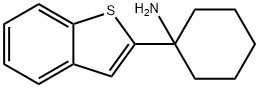 Cyclohexanamine, 1-benzo[b]thien-2-yl- Structure