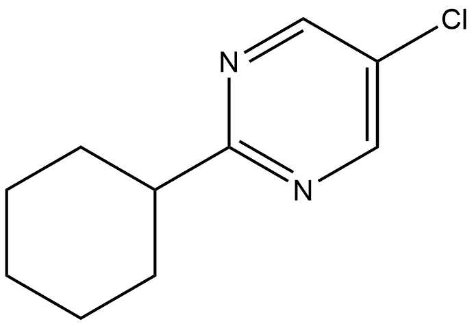 5-chloro-2-cyclohexylpyrimidine Structure