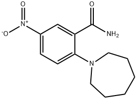 2-(Azepan-1-yl)-5-nitrobenzamide 结构式