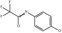 Ethanimidoyl chloride, N-?(4-?chlorophenyl)?-?2,?2,?2-?trifluoro- Structure