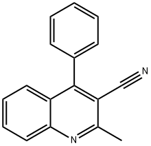 2-Methyl-4-phenylquinoline-3-carbonitrile Structure