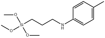 4-Methyl-N-(3-(trimethoxysilyl)propyl)aniline 结构式