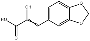 2-Propenoic acid, 3-(1,3-benzodioxol-5-yl)-2-hydroxy-