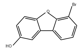 6-bromo-2-dibenzofuranol Struktur