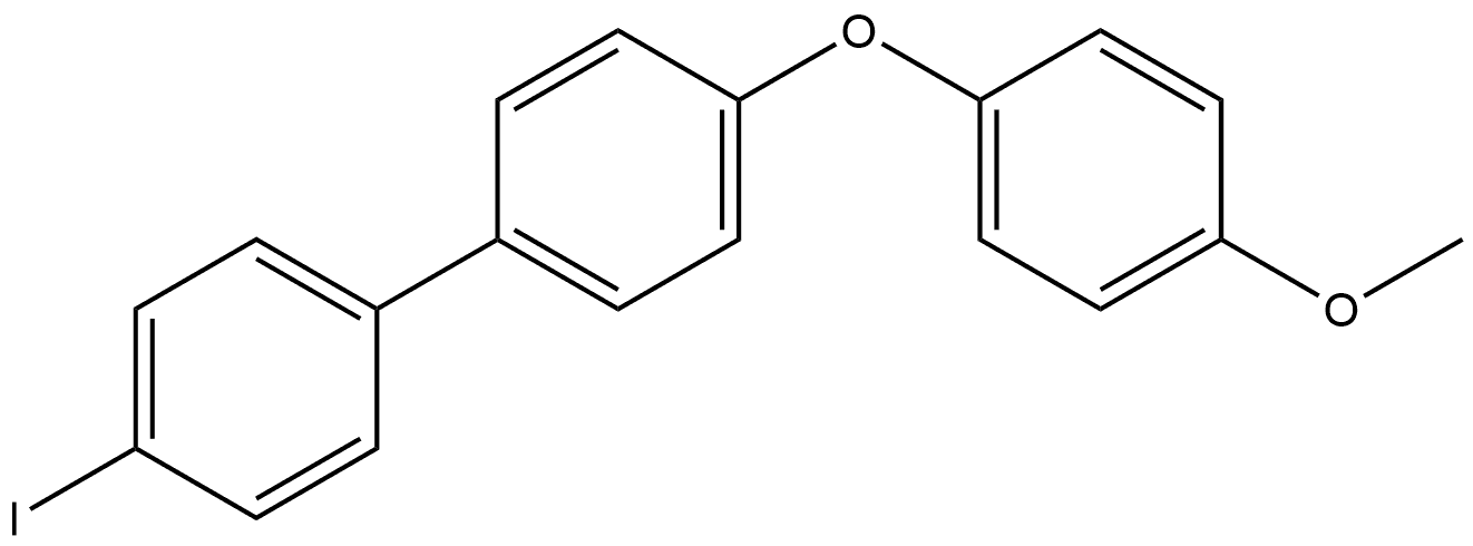 4-Iodo-4'-(4-methoxyphenoxy)-1,1'-biphenyl Structure