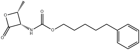 Carbamic acid, N-[(2R,3S)-2-methyl-4-oxo-3-oxetanyl]-, 5-phenylpentyl ester,1439366-88-7,结构式