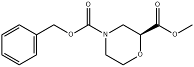 4-O-benzyl 2-O-methyl (2S)-morpholine-2,4-dicarboxylate Structure