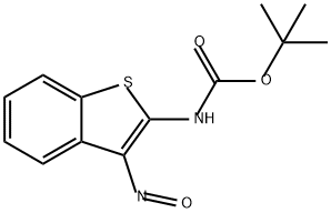 Carbamic acid, (3-nitrosobenzo[b]thien-2-yl)-, 1,1-dimethylethyl ester (9CI)