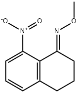 1(2H)-Naphthalenone, 3,4-dihydro-8-nitro-, O-methyloxime, (1E)-,1439930-85-4,结构式