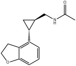 Acetamide, N-[[(1R,2R)-2-(2,3-dihydro-4-benzofuranyl)cyclopropyl]methyl]-,1439984-63-0,结构式