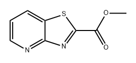 Thiazolo[4,5-b]pyridine-2-carboxylic acid, methyl ester Structure