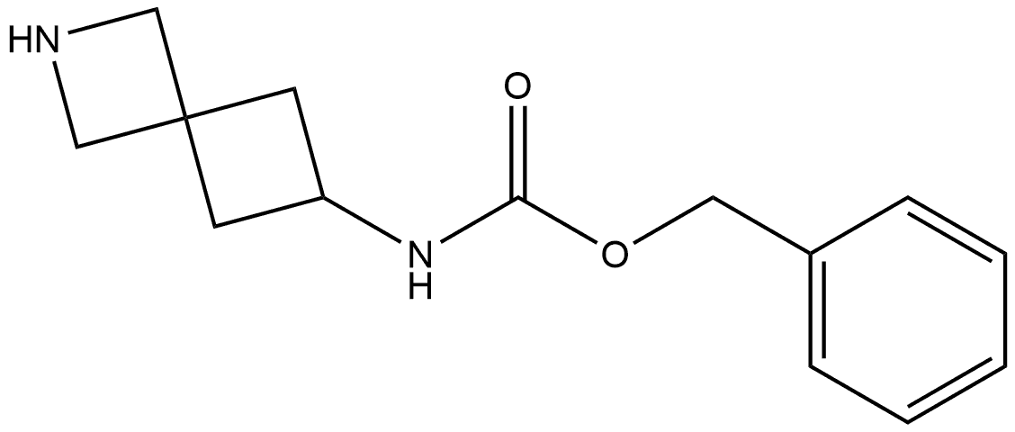 苄基(2-氮杂螺[3.3]庚烷-6-基)氨基甲酸酯, 1440962-13-9, 结构式