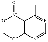 Pyrimidine, 4-iodo-6-methoxy-5-nitro-