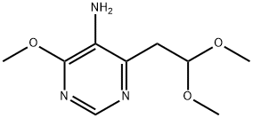 5-Pyrimidinamine, 4-(2,2-dimethoxyethyl)-6-methoxy-