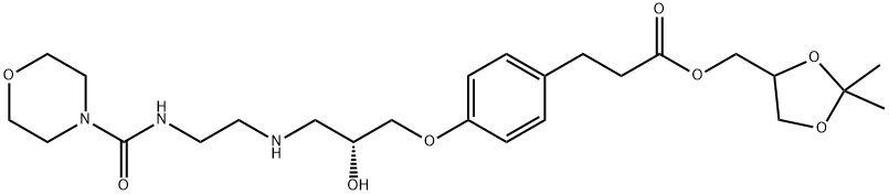 Landiolol Impurity 8 化学構造式