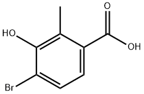 4-溴-3-羟基-2-甲基苯甲酸,1442642-98-9,结构式