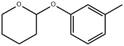 2H-Pyran, tetrahydro-2-(3-methylphenoxy)- Structure