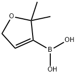 Boronic acid, B-(2,5-dihydro-2,2-dimethyl-3-furanyl)- Structure