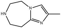 2-methyl-5H,6H,7H,8H,9H-imidazo[1,2-d][1,4]diazepine 化学構造式