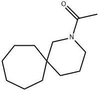 1-{2-azaspiro[5.6]dodecan-2-yl}ethan-1-one Structure