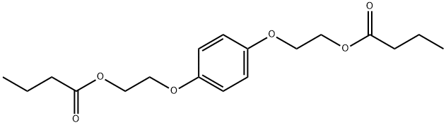 Butanoic acid, 1,1'-[1,4-phenylenebis(oxy-2,1-ethanediyl)] ester 结构式