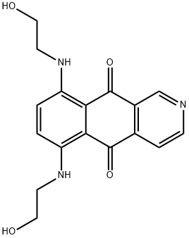 Benz[g]isoquinoline-5,10-dione, 6,9-bis[(2-hydroxyethyl)amino]- Structure