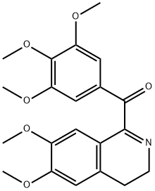 Methanone, (3,4-dihydro-6,7-dimethoxy-1-isoquinolinyl)(3,4,5-trimethoxyphenyl)- 化学構造式