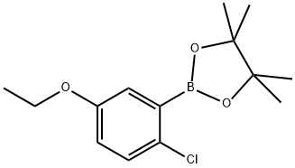 2-(2-chloro-5-ethoxyphenyl)-4,4,5,5-tetramethyl-1,3,2-dioxaborolane Structure