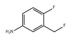 Benzenamine, 4-fluoro-3-(fluoromethyl)- 化学構造式