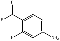 Benzenamine, 4-(difluoromethyl)-3-fluoro-,1445796-36-0,结构式
