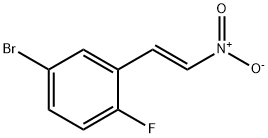 4-溴-1-氟-2-(2-硝基乙烯基)苯,1445890-83-4,结构式