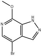 4-bromo-7-methoxy-1H-pyrazolo[3,4-c]pyridine Structure