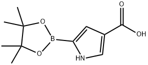 4-羧基吡咯-2-硼酸频哪醇酯 结构式