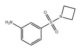 Benzenamine, 3-(1-azetidinylsulfonyl)- Structure