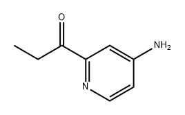 1-(4-氨基吡啶-2-基)丙-1-酮 结构式