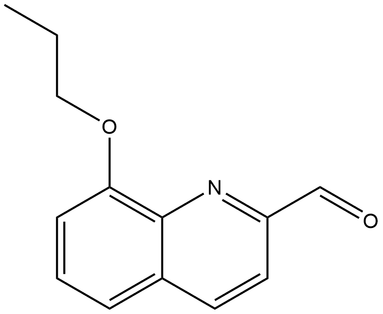 8-Propoxy-2-quinolinecarboxaldehyde Structure