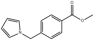 Benzoic acid, 4-(1H-pyrrol-1-ylmethyl)-, methyl ester Structure